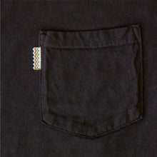 Black Subtle Short Sleeve Pocket Tee